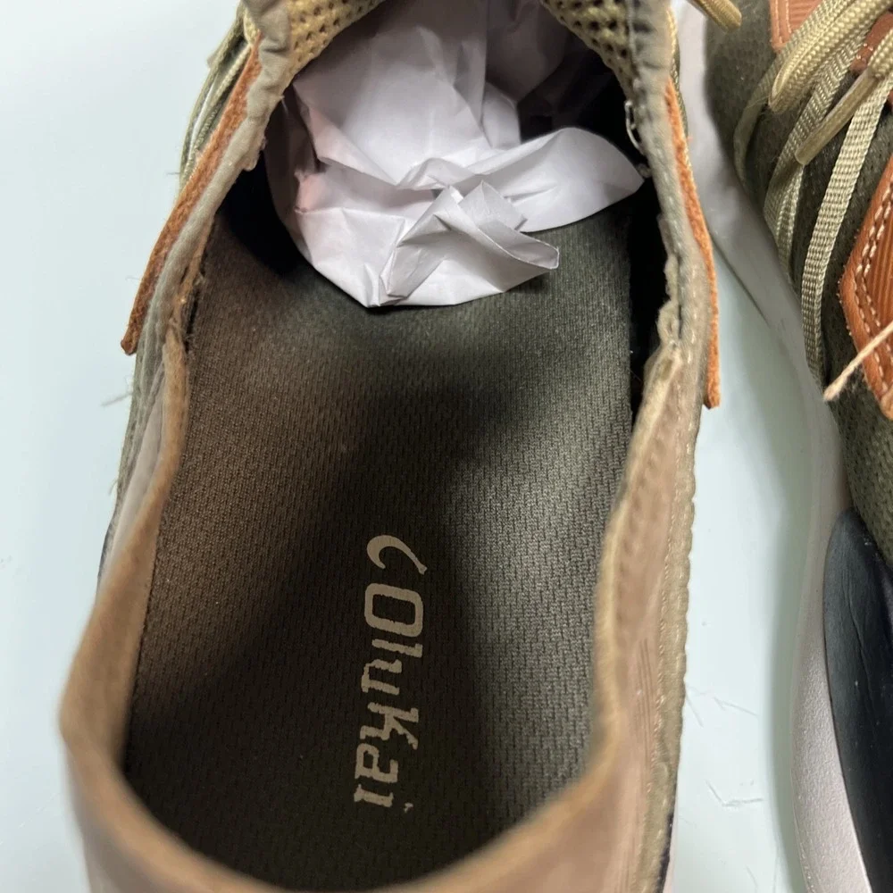 OluKai Mio‎ Li Men's 13 Olive Mesh Sneakers Comfort Casual Walking Shoes